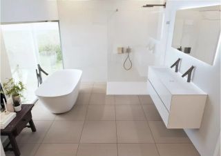 Ванна из искусственного камня Riho Bilo B128001105 165x77см белый